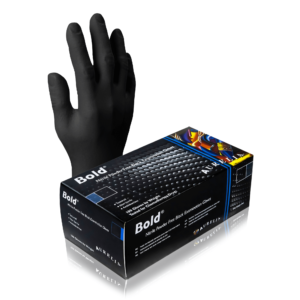Black Nitrile Gloves (Box)